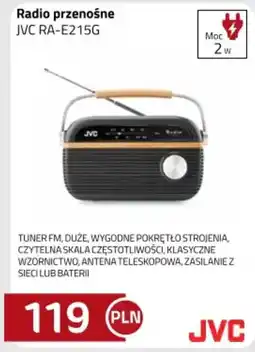 Kakto Radio przenośne JVC RA-E215G oferta