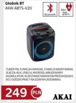 Kakto Głośnik BT AKAI ABTS-V20 oferta