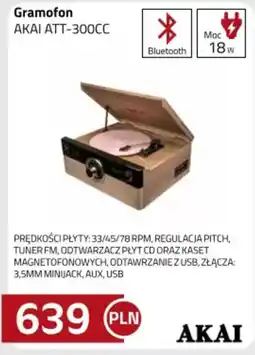Kakto Gramofon AKAI ATT-300CC oferta