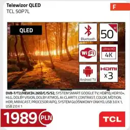 Kakto Telewizor QLED TCL 50P7L oferta