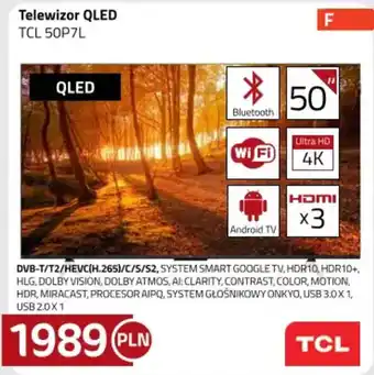 Telewizor QLED TCL 50P7L