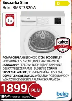 Kakto Suszarka Slim Beko BM3T3820W oferta