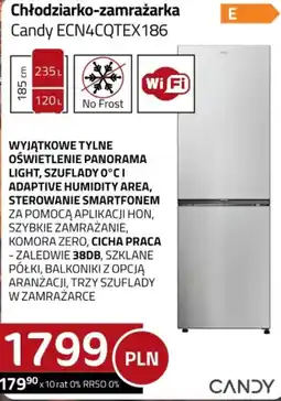 Kakto Chłodziarko-zamrażarka Candy ECN4CQTEX186 oferta