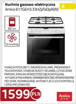 Kakto Kuchnia gazowo-elektryczna Amica 617GEH3.33HZpTaDpA(W) oferta