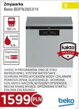 Kakto Zmywarka Beko BDFN26531X oferta