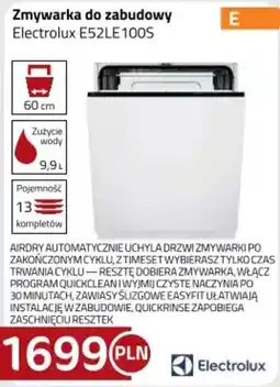 Kakto Zmywarka do zabudowy Electrolux E52LE100S oferta