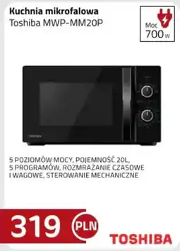 Kakto Kuchnia mikrofalowa Toshiba MWP-MM20P oferta