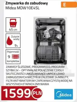 Kakto Zmywarka do zabudowy Midea MDW10E4SL oferta