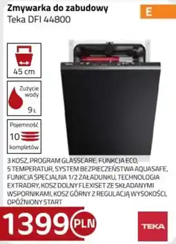 Kakto Zmywarka do zabudowy Teka DFI 44800 oferta