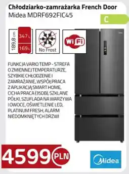 Kakto Chłodziarko-zamrażarka French Door Midea MDRF692FIC45 oferta