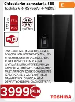 Kakto Chłodziarko-zamrażarka SBS Toshiba oferta