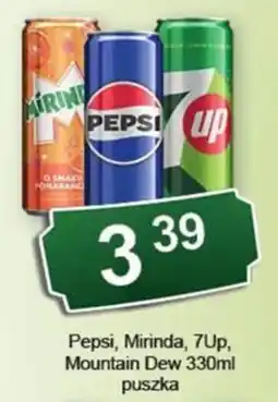Eden Pepsi, Mirinda, 7Up, Mountain Dew oferta