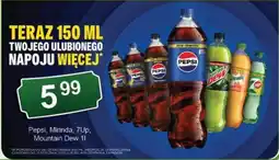 Eden Pepsi, Mirinda, 7Up, Mountain Dew oferta