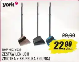 Unimet York Zestaw Leniuch Zmiotka + Szufelka z Gumką oferta