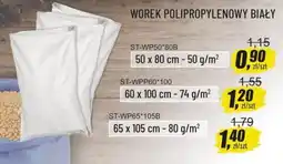 Unimet Worek Polipropylenowy Biały oferta