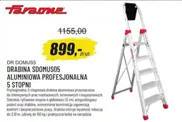 Unimet DR DOMUS5 DRABINA SDOMUS05 ALUMINIOWA PROFESJONALNA 5 STOPNI oferta