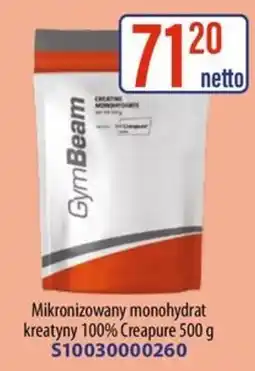 AT GymBeam Mikronizowany monohydrat kreatyny 100% Creapure oferta
