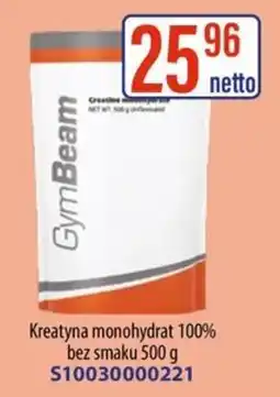 AT GymBeam Kreatyna monohydrat 100% bez smaku oferta