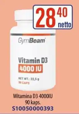 AT GymBeam Vitamin D3 4000 IU oferta