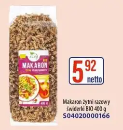 AT Makaron żytni razowy świderki BIO oferta