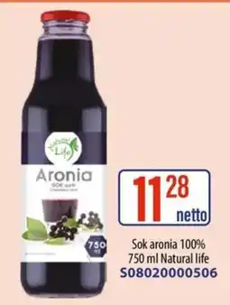 AT Sok aronia 100% Natural life oferta
