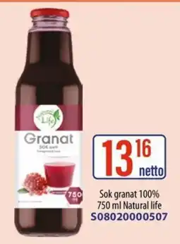 AT Sok granat 100% Natural life oferta