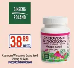 AT Czerwone Winogrona Grape Seed oferta