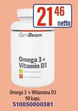 AT GymBeam Omega 3 + Vitamin D3 oferta