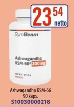 AT GymBeam Ashwagandha KSM-66 oferta