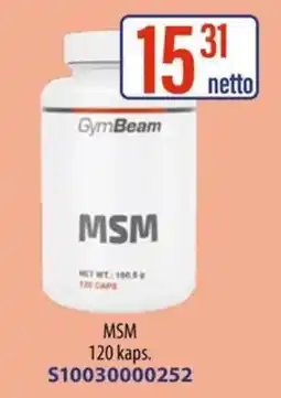 AT GymBeam MSM oferta