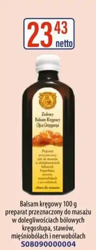 AT Zołowy Balsam Kręgowy Ojca Grzgorza oferta