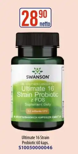 AT Swanson Ultimate 16 Strain Probiotic z FOS oferta