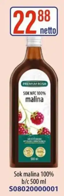 AT Sok NFC 100% malina oferta