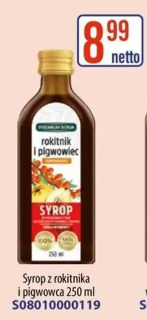 Syrop z rokitnika i pigwowiec