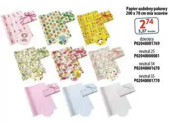 Papier ozdobny pakowy