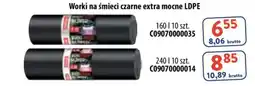 AT Worki na śmieci czarne extra mocne LDPE oferta