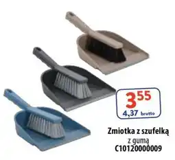 AT Zmiotka z szufelką z gumą oferta