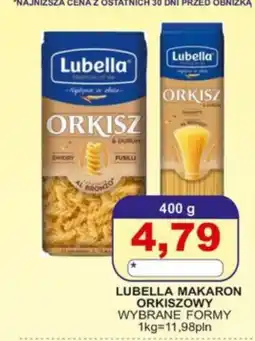 Primus Lubella Makaron Orkiszowy Wybrane Formy oferta