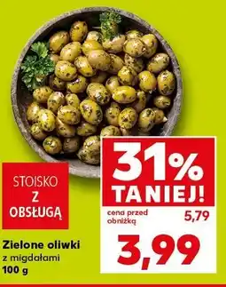 Kaufland Zielone oliwki z migdałami oferta
