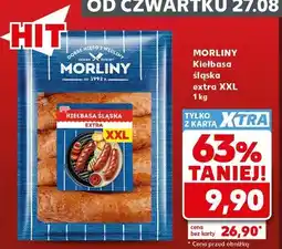 Kaufland Morliny Kiełbasa śląska extra XXL oferta
