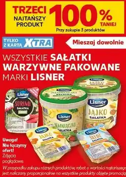 Kaufland Wszystkie sałatki warzywne pakowane marki Lisner oferta