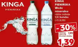 Kaufland KINGA PIENIŃSKA Woda mineralna oferta