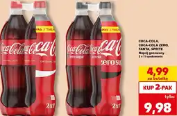 Kaufland COCA-COLA, COCA-COLA ZERO, FANTA, SPRITE Napój gazowany oferta
