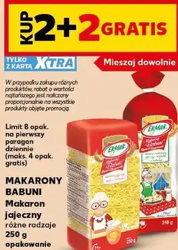 Kaufland Makaron Babuni EkMak makaron jajeczny różne rodzaje oferta