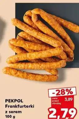 Kaufland Frankfurterki z serem Pekpol oferta