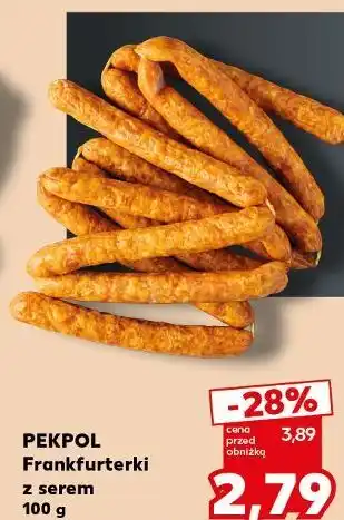Frankfurterki z serem Pekpol
