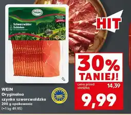 Kaufland WEIN Oryginalna szynka szwarcwaldzka oferta