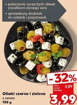 Kaufland Oliwki czarne i zielone z serem oferta
