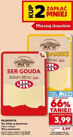 Kaufland Mlekovita Ser żółty w plastrach oferta