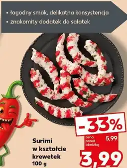 Kaufland Surimi w kształcie krewetek oferta
